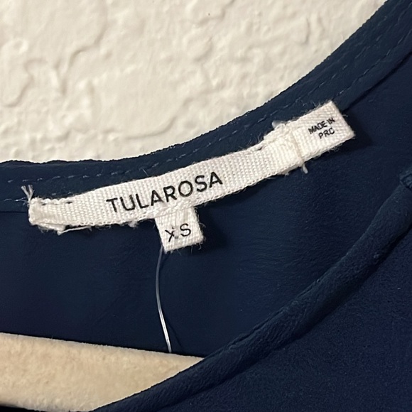 NWT TULAROSA Deep Indigo Top Size XS - Picture 7 of 11